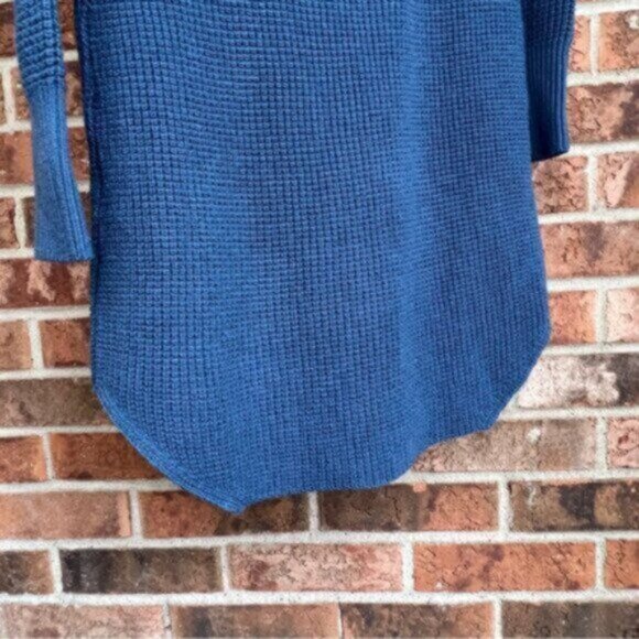 Aritzia * Wilfred Free 100% Italian merino wool Bianca Dress Sweater dress blue - Picture 11 of 16